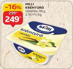 Auchan MILLI﻿﻿ Krémtúró ajánlat