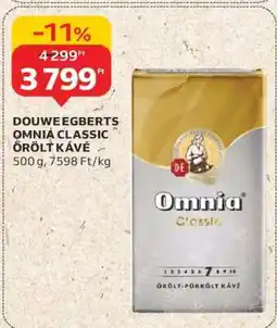 Auchan Douwe Egberts Omnia Classic őrölt kávé ajánlat