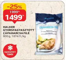 Auchan HALKER GYORSFAGYASZTOTT CÁPAHARCSA FILÉ ajánlat