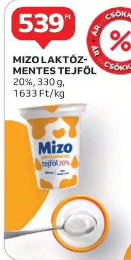 Auchan MIZO Laktózmentes tejföl ajánlat