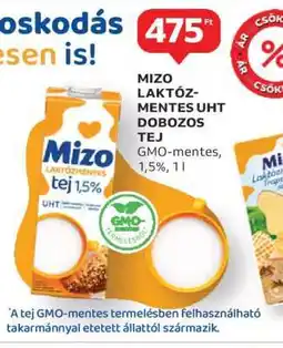 Auchan Mizo Laktózmentes UHT Dobozos Tej ajánlat