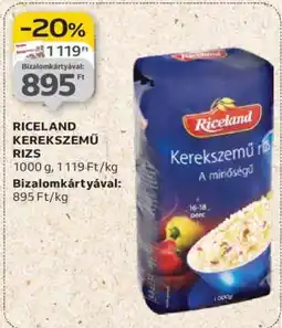 Auchan RICELAND KEREKSZEMŰ RIZS ajánlat