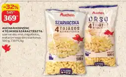 Auchan AUCHAN KEDVENC 4 TOJÁSOS SZÁRAZTÉSZTA ajánlat