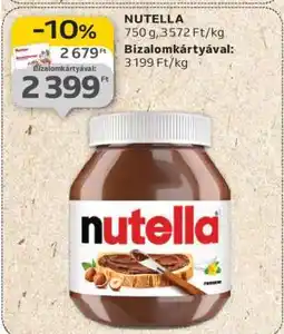 Auchan Nutella ajánlat
