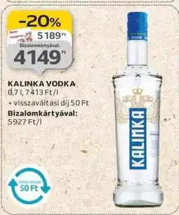 Auchan Kalinka vodka ajánlat