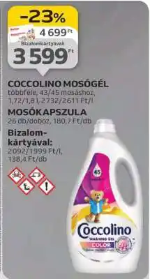 Auchan Coccolino Mosógél ajánlat