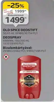 Auchan OLD SPICE DEOSTIFT ajánlat