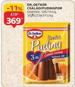 Auchan DR. OETKER CSALÁDIPUDINGPOR ajánlat