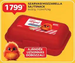 Auchan SZARVASI MOZZARELLA SAJTSNACK ajánlat