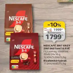 Auchan NESCAFÉ 3IN1 VAGY 2IN1 INSTANT KÁVÉ ajánlat
