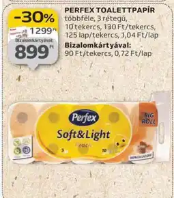 Auchan PERFEX TOALETTPAPÍR ajánlat