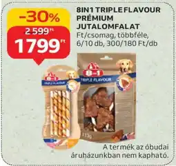 Auchan 8in1 Tripleflavour Prémium Jutalomfalat ajánlat