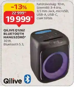 Auchan QILIVE Q1262 BLUETOOTH HANGSZÓRÓ ajánlat
