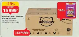 Auchan Whiskas alutasakos macskaeledel ajánlat