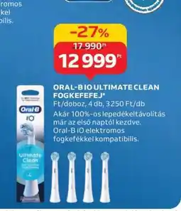 Auchan ORAL-B IO ULTIMATE CLEAN FOGKEFEFEJ ajánlat