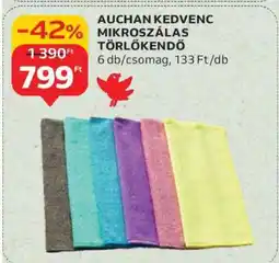 Auchan Auchan Kedvenc Mikroszálas Törlőkendő ajánlat