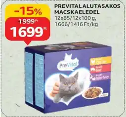 Auchan PREVITAL Alutasakos macskaeledel ajánlat