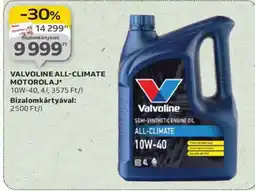 Auchan Valvoline All-Climate Motorolaj ajánlat