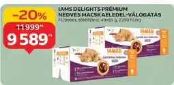 Auchan IAMS DELIGHTS PRÉMIUM NEDVES MACSKAELEDEL-VÁLOGATÁS ajánlat