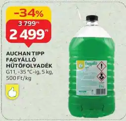 Auchan Auchan Tipp Fagyálló Hűtőfolyadék ajánlat