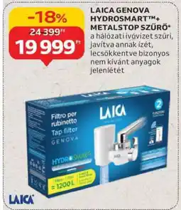 Auchan LAICA GENOVA HYDROSMART + METALSTOP SZŰRŐ ajánlat