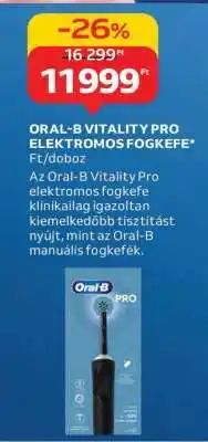 Auchan Oral-B Vitality Pro elektromos fogkefe ajánlat