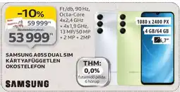Auchan Samsung A05S Dual SIM Kártyafüggetlen Okostelefon ajánlat