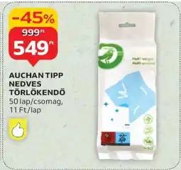 Auchan Auchan Tipp Nedves Törlőkendő ajánlat