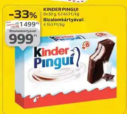Auchan KINDER Pingui ajánlat