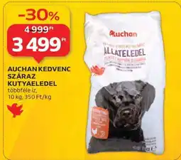 Auchan Auchan Kedvenc Száraz Kutyaeledel ajánlat