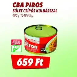 CBA CBA Piros Slet Csípős Kolbásszal ajánlat
