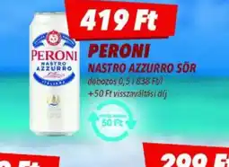 CBA Peroni Nastro Azzurro Sör ajánlat