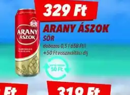 CBA Arany Ászok Sör ajánlat