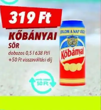 CBA Kőbányai Sör ajánlat