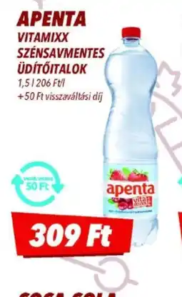 CBA Apenta Vitamixx Szénsavmentes Üdítőitalok ajánlat