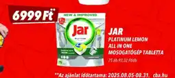 CBA Jar Platinum Lemon All in One Mosogatgép Tabletta ajánlat