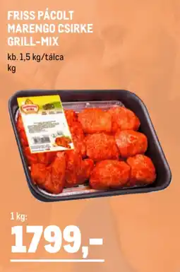 Metro Friss pácolt marengo csirke grill-mix ajánlat