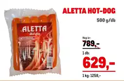 Metro Aletta Hot-Dog ajánlat