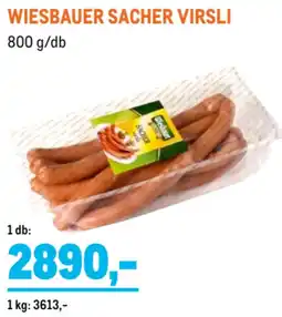 Metro Wiesbauer sacher virsli ajánlat