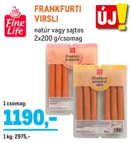 Metro Frankfurti virsli ajánlat