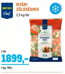 Metro Metro Chef Nyári zöldségmix ajánlat