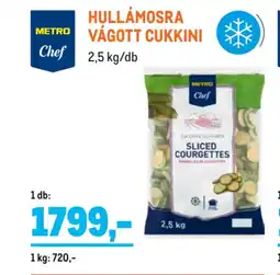 Metro Hullámosra Vágott cukkini ajánlat