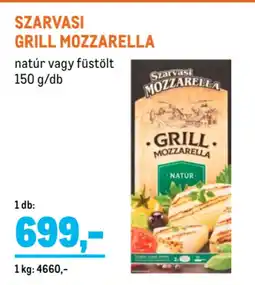 Metro Szarvasi Grill mozzarella ajánlat