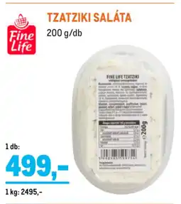 Metro Tzatziki Saláta ajánlat