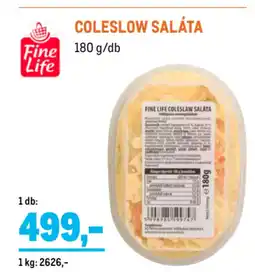 Metro Coleslow Saláta ajánlat