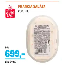 Metro Francia saláta ajánlat