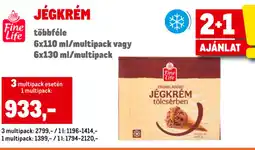 Metro Fine Life jégkrém ajánlat