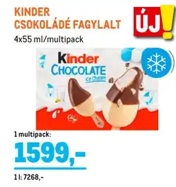 Metro Kinder Csokoládé fagylalt ajánlat