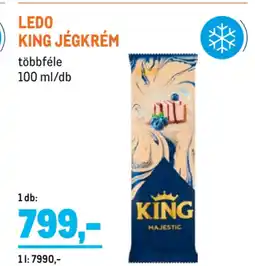 Metro Ledo King jégkrém ajánlat