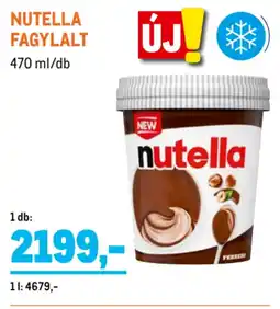 Metro Nutella Fagylalt ajánlat